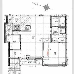 リーブルファイン下之一色町Ⅲ 2号棟【102号室】の間取り