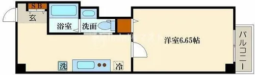 FDS上町台【3階】の間取り