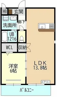 エミネンスⅢ【5階】の間取り