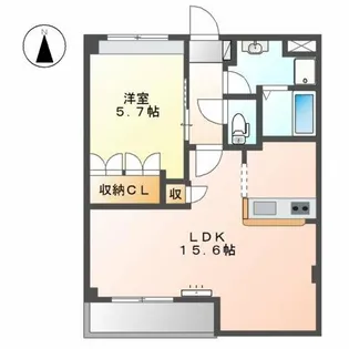 モアドルチェ【2階】の間取り