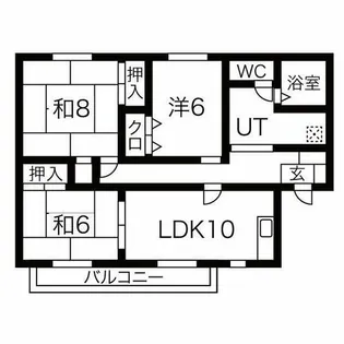 サンシャイン池上【104号室】の間取り