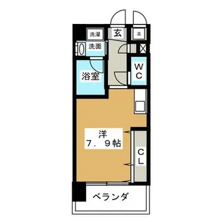 エスポアール泉【8階】の間取り