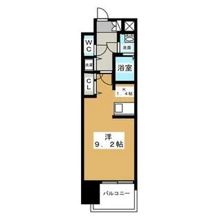 プレサンス久屋大通セントラルパーク【8階】の間取り