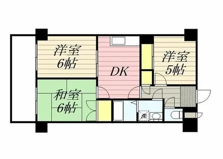 セレス空港東【5階】の間取り