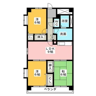 HILLS21【3階】の間取り