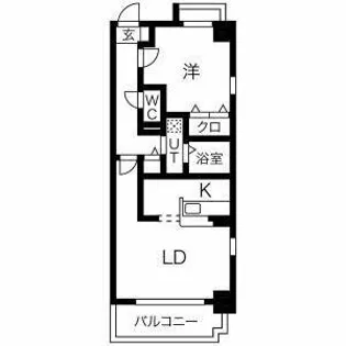 プリムラ・ローズ・ガーデン【5階】の間取り