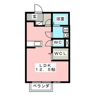 リビングタウン小倉町【2階】の間取り
