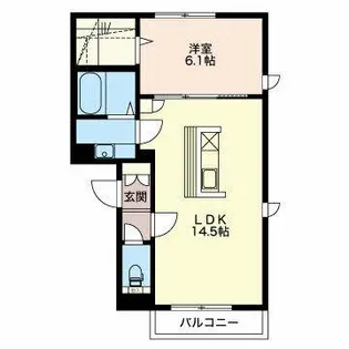 メイプルヴィラ【1階】の間取り