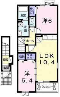 キートス2【2階】の間取り