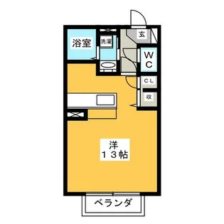 シャーメゾン泉【2階】の間取り