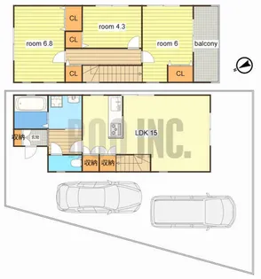 兵庫県姫路市花田町加納原田【一戸建】の間取り