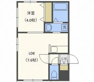 アール宮の沢【1階】の間取り