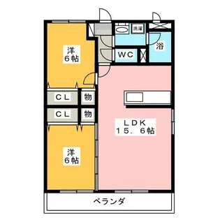 コンフォートK2【2階】の間取り