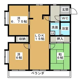 ネオ岩崎台【2階】の間取り