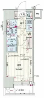 プレサンス中之島公園アティレ【12階】の間取り