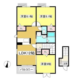 ミュゼ【2階】の間取り