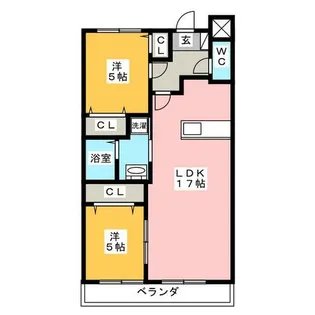Casa nuova 南平【1階】の間取り