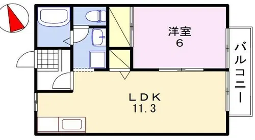 サンライフ双葉【2階】の間取り