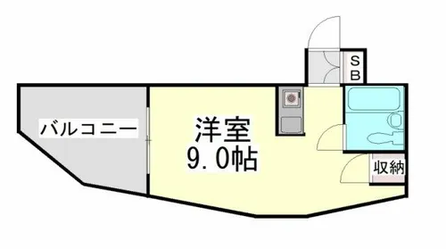 サムティ灘駅前【205号室】の間取り