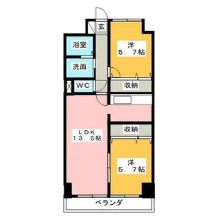 エスティメゾン鶴舞【9階】の間取り