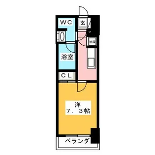 ライブコート泉【9階】の間取り