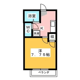 シティハイツ車屋【1階】の間取り