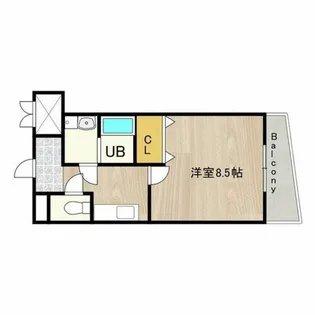 CITY SPIRE浜大津駅前【5階】の間取り