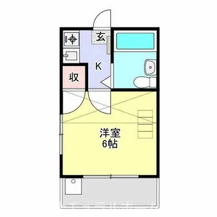 フォレスト小池【104号室】の間取り