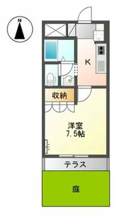 メゾン・弘西【1階】の間取り