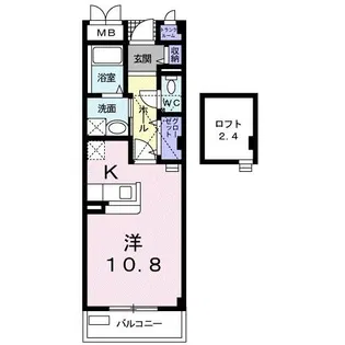 メゾン堂ノ前A【2階】の間取り