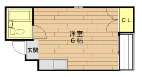 エレガンスコーポⅡ【3階】の間取り