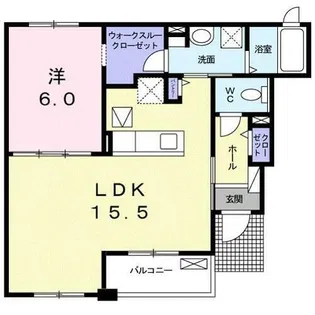 サニーオーブⅠ【1階】の間取り