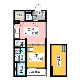 セイシェル【1階】の間取り