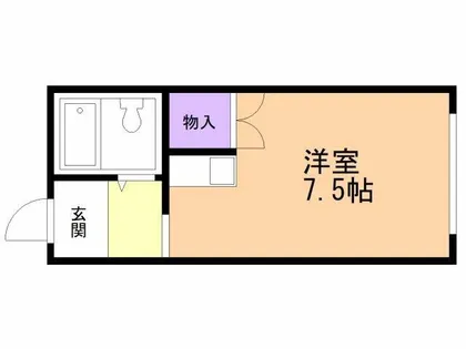 学)コーポMT【206号室】の間取り