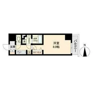 ブランシエスタ金山【7階】の間取り