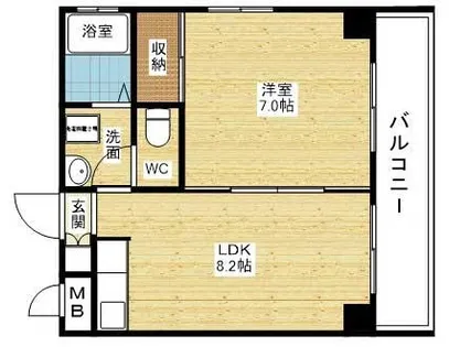 レクシア新大阪【2階】の間取り