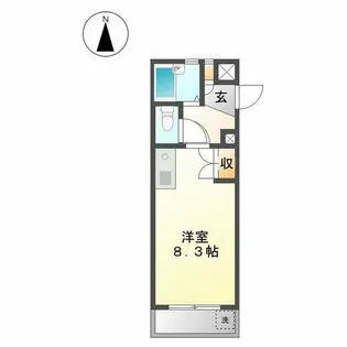 レジデンス藤【4階】の間取り