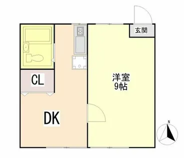 土居アパート【2階】の間取り