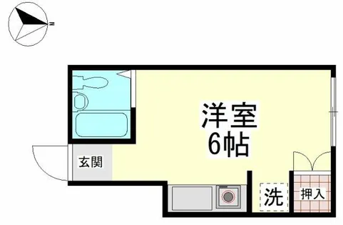 コーポクレドール【2階】の間取り