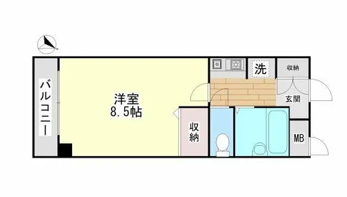 メゾンフレール【3階】の間取り
