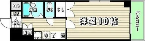 喜八マンション【3階】の間取り