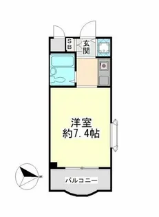 ジョイフル石屋川【3階】の間取り