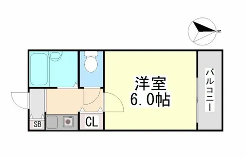 グレーシィ六甲【3階】の間取り