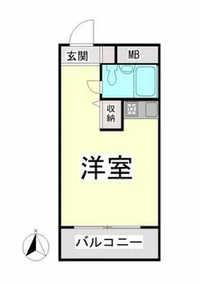 サニーヒル六甲【2階】の間取り