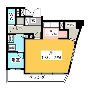 グラン・アベニュー鶴舞【3階】の間取り