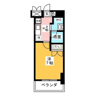 レジディア鶴舞【10階】の間取り