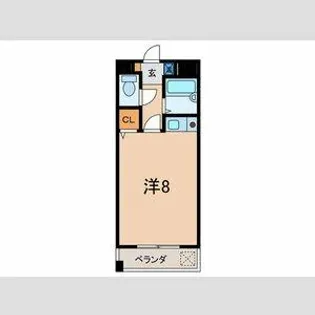 1Rの間取り画像