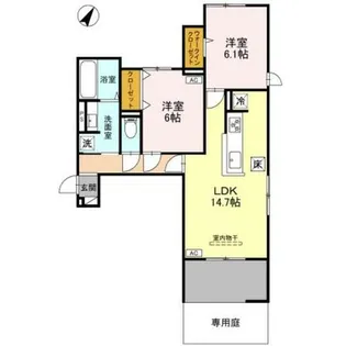 STグランツ【1階】の間取り