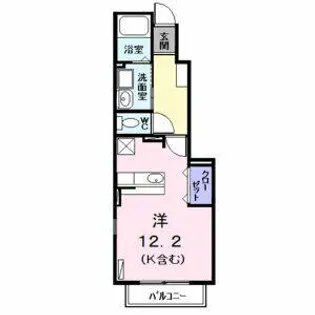 メゾンデイジー【1階】の間取り