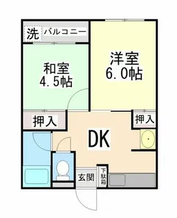 マツヤパークマンション【2階】の間取り
